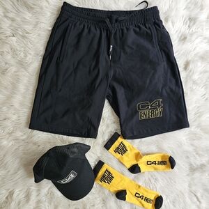 C4 energy shorts M - Hat - Socks Large